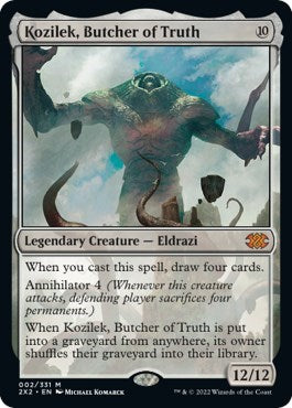 Kozilek, Butcher of Truth (Double Masters 2022) Light Play