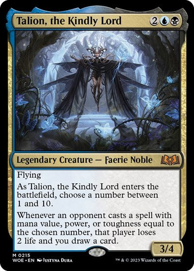 Talion, the Kindly Lord (Wilds of Eldraine) Light Play