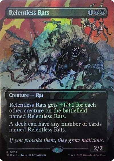 Relentless Rats (752) (Secret Lair) Near Mint Foil