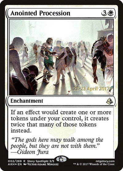 Anointed Procession (Promos: Prerelease Cards) Light Play Foil