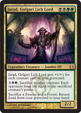 Jarad, Golgari Lich Lord (Return to Ravnica) Light Play