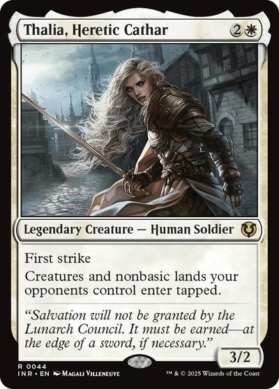 Thalia, Heretic Cathar (Innistrad Remastered) Light Play Foil