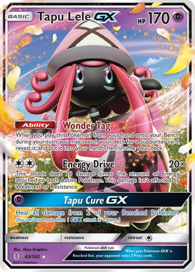 Tapu Lele GX (SM - Guardians Rising) Light Play Holofoil