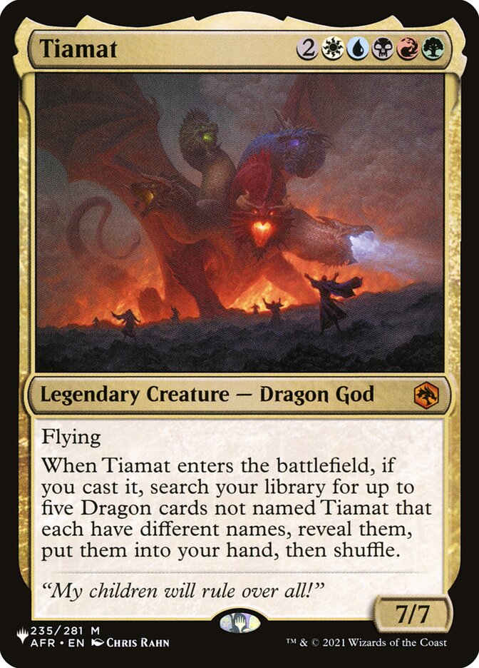 Tiamat (The List) Light Play