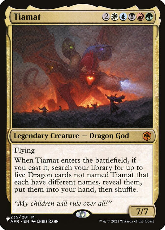 Tiamat (The List) Light Play