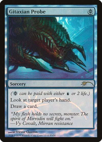 Gitaxian Probe (Promos: FNM) Light Play Foil