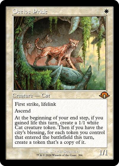 Ocelot Pride (Retro Frame) (Modern Horizons 3) Light Play Foil