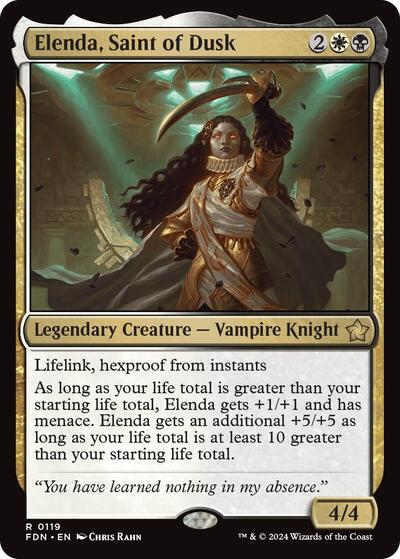 Elenda, Saint of Dusk (Foundations) Light Play