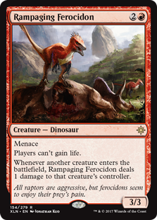 Rampaging Ferocidon (Ixalan) Light Play Foil