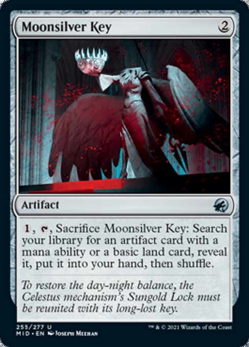 Moonsilver Key (Innistrad: Midnight Hunt) Light Play Foil