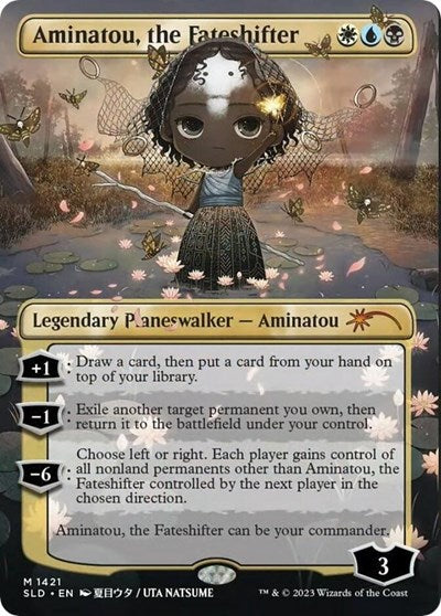 Aminatou, the Fateshifter (Secret Lair) Light Play