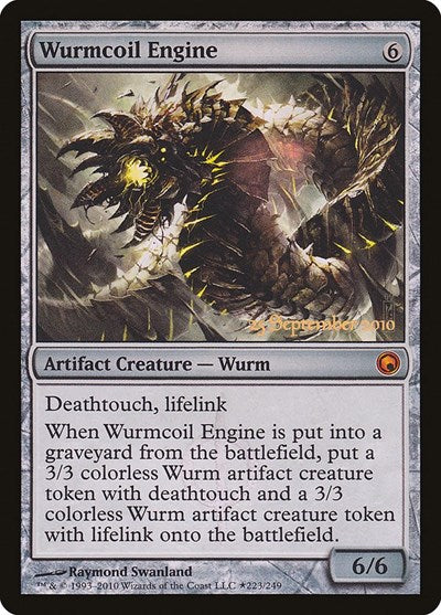 Wurmcoil Engine (Promos: Prerelease Cards) Light Play Foil