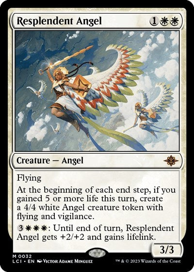 Resplendent Angel (The Lost Caverns of Ixalan) Light Play