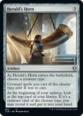 Herald's Horn (Commander Legends: Battle for Baldur's Gate) Light Play