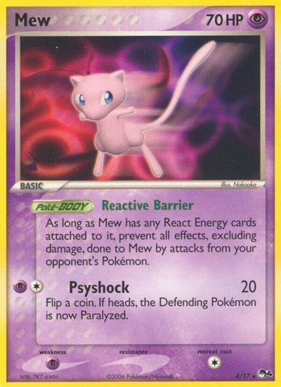 Mew (POP Series 4) Medium Play Holofoil