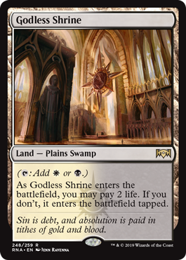 Godless Shrine (Ravnica Allegiance) Light Play