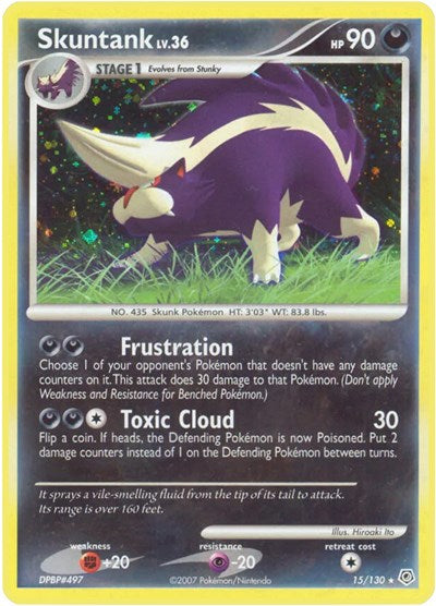 Skuntank (Diamond and Pearl) Medium Play Holofoil