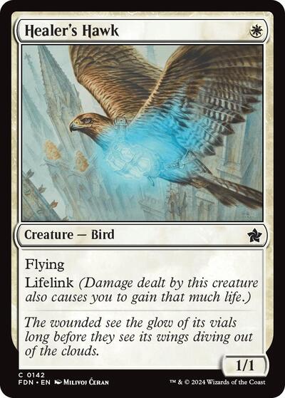 Healer's Hawk (Foundations) Near Mint Foil