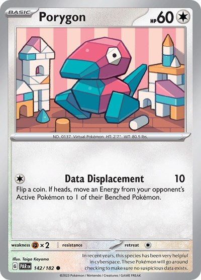 Porygon (Scarlet and Violet: Paradox Rift) Light Play Reverse Holofoil