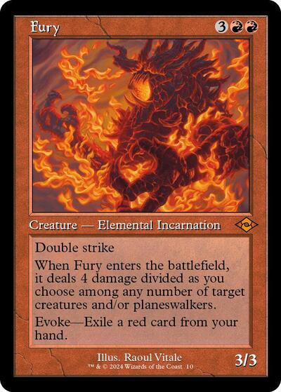 Fury (Retro Frame) (Modern Horizons 2) Light Play