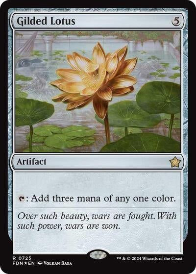 Gilded Lotus (Foundations) Light Play Foil