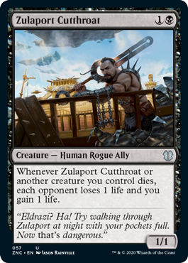 Zulaport Cutthroat (Commander 2020 Zendikar Rising) Light Play