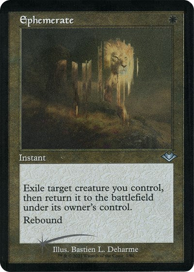 Ephemerate (Retro Frame) (Foil Etched) (Modern Horizons 1 Retro Frames) Light Play Foil