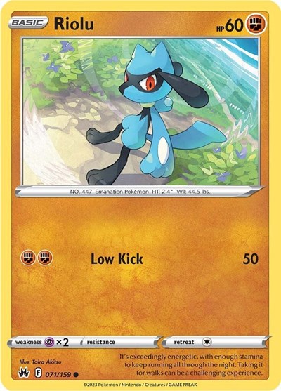 Riolu (Crown Zenith) Light Play