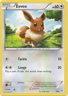 Eevee (XY Trainer Kit: Pikachu Libre & Suicune) Medium Play