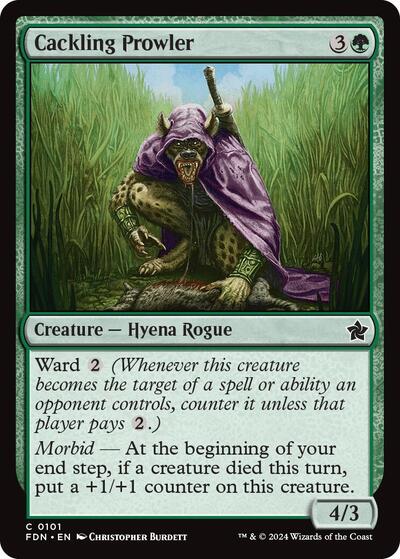 Cackling Prowler (Foundations) Near Mint Foil