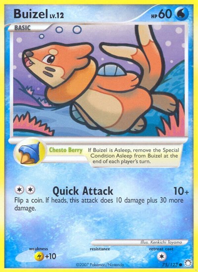 Buizel (Mysterious Treasures) Light Play