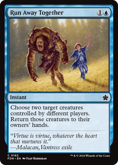 Run Away Together (Foundations) Near Mint Foil