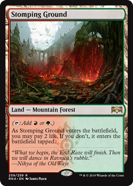 Stomping Ground (Ravnica Allegiance) Light Play