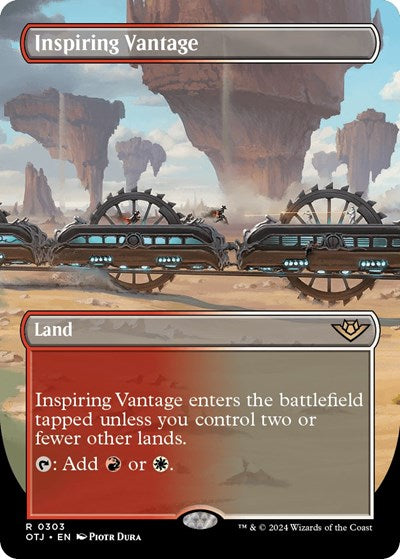 Inspiring Vantage (Borderless) (Outlaws of Thunder Junction) Light Play