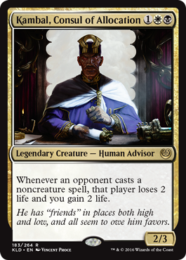 Kambal, Consul of Allocation (Kaladesh) Light Play Foil