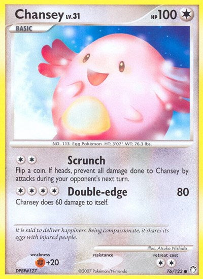 Chansey (Mysterious Treasures) Light Play