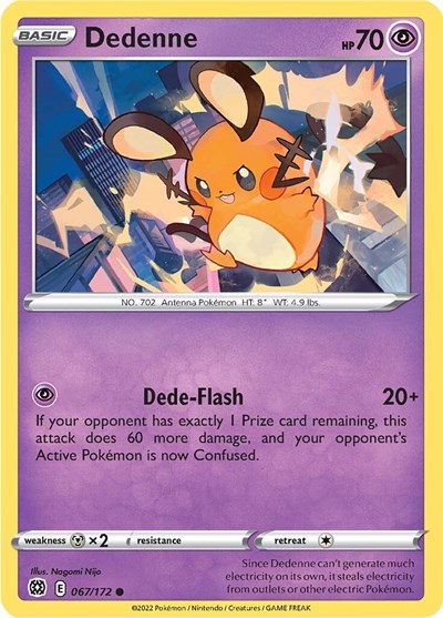 Dedenne (SWSH09: Brilliant Stars) Light Play