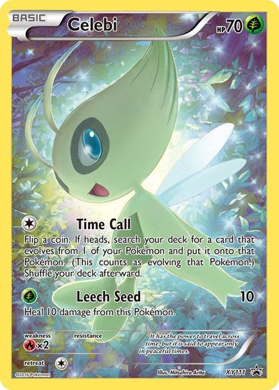 Celebi - XY111 (XY Promos) Light Play Holofoil