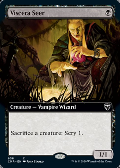 Viscera Seer (Extended Art) (Commander Legends) Light Play Foil