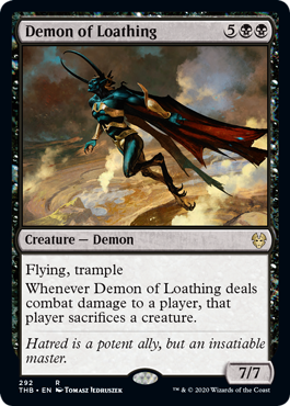 Demon of Loathing (Theros Beyond Death) Light Play Foil