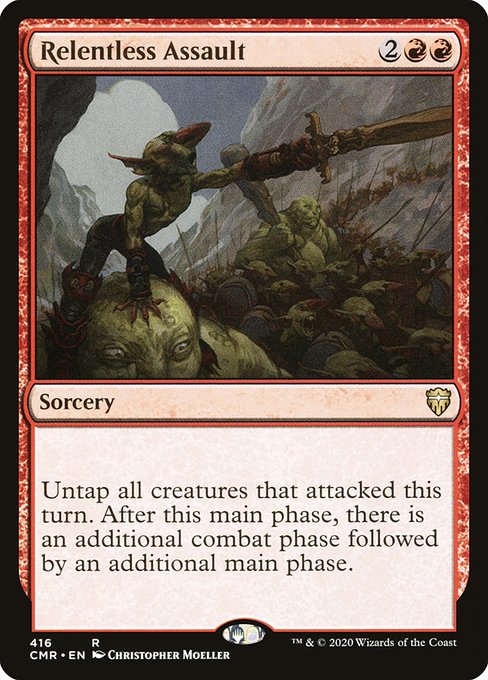 Relentless Assault (Commander Legends) Light Play