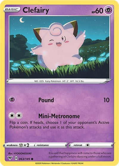 Clefairy (SWSH04: Vivid Voltage) Light Play