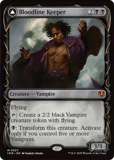 Bloodline Keeper (Showcase) (Innistrad Remastered) Light Play