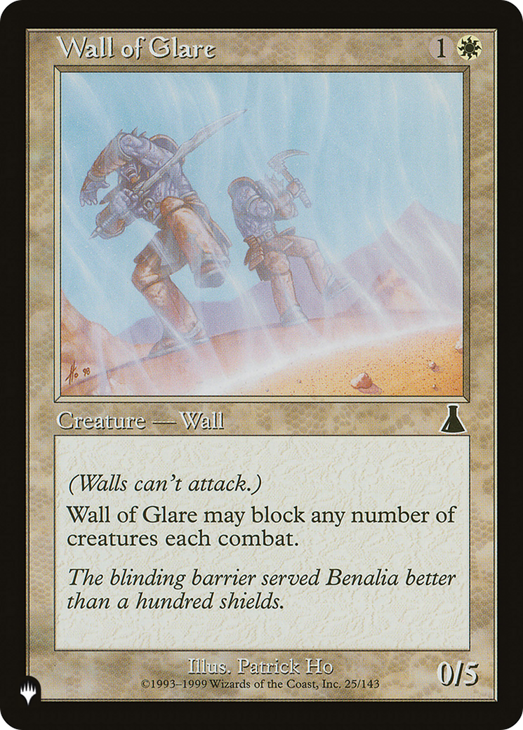 Wall of Glare [The List Reprints]