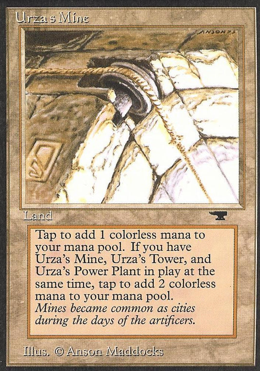 Urza's Mine (Pulley) (Antiquities) Light Play