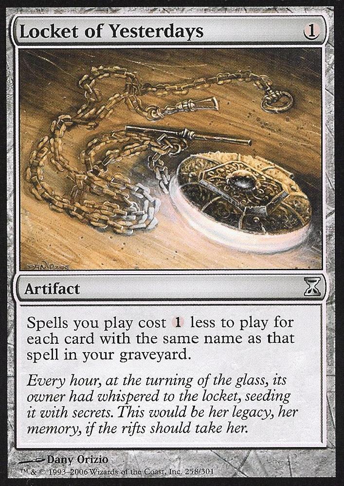 Locket of Yesterdays (Time Spiral) Light Play Foil