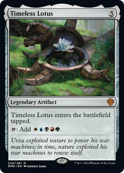 Timeless Lotus (Dominaria United) Light Play