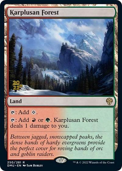 Karplusan Forest (Promos: Prerelease Cards) Light Play Foil