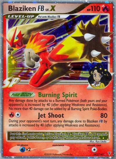 Blaziken FB Lv.X (Supreme Victors) Light Play Holofoil