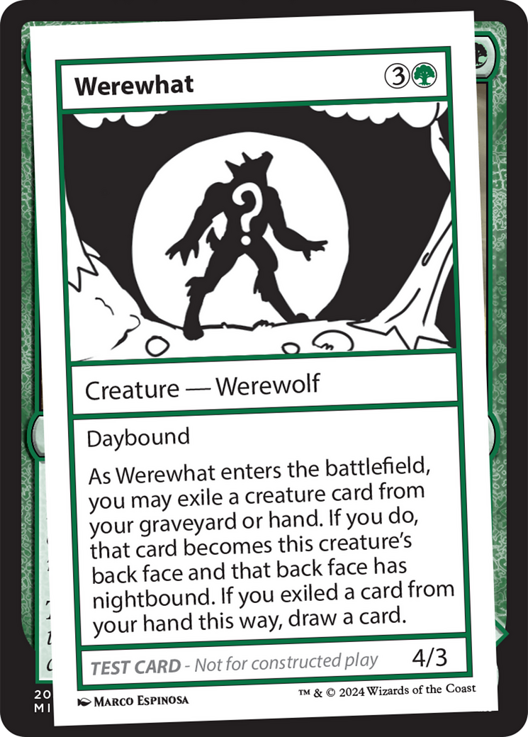 Werewhat [Mystery Booster 2 Playtest Cards]